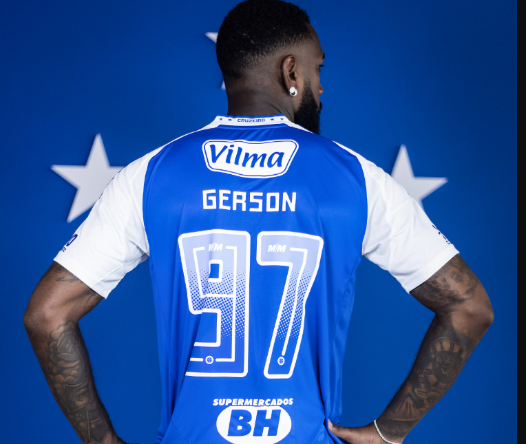 Cruzeiro anuncia numeração inédita de Gerson em seu retorno ao futebol brasileiro